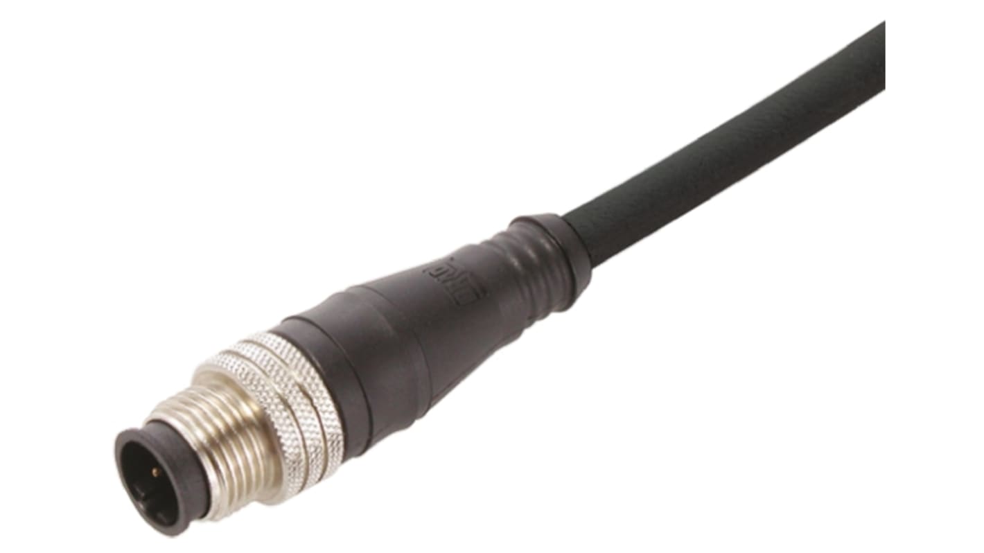 Cavo sensore/attuatore M12 Maschio senza terminazione, Brad from Molex - 1200060562. Con connettore singolo, grado di protezione IP67 e contatti in rame dorato.