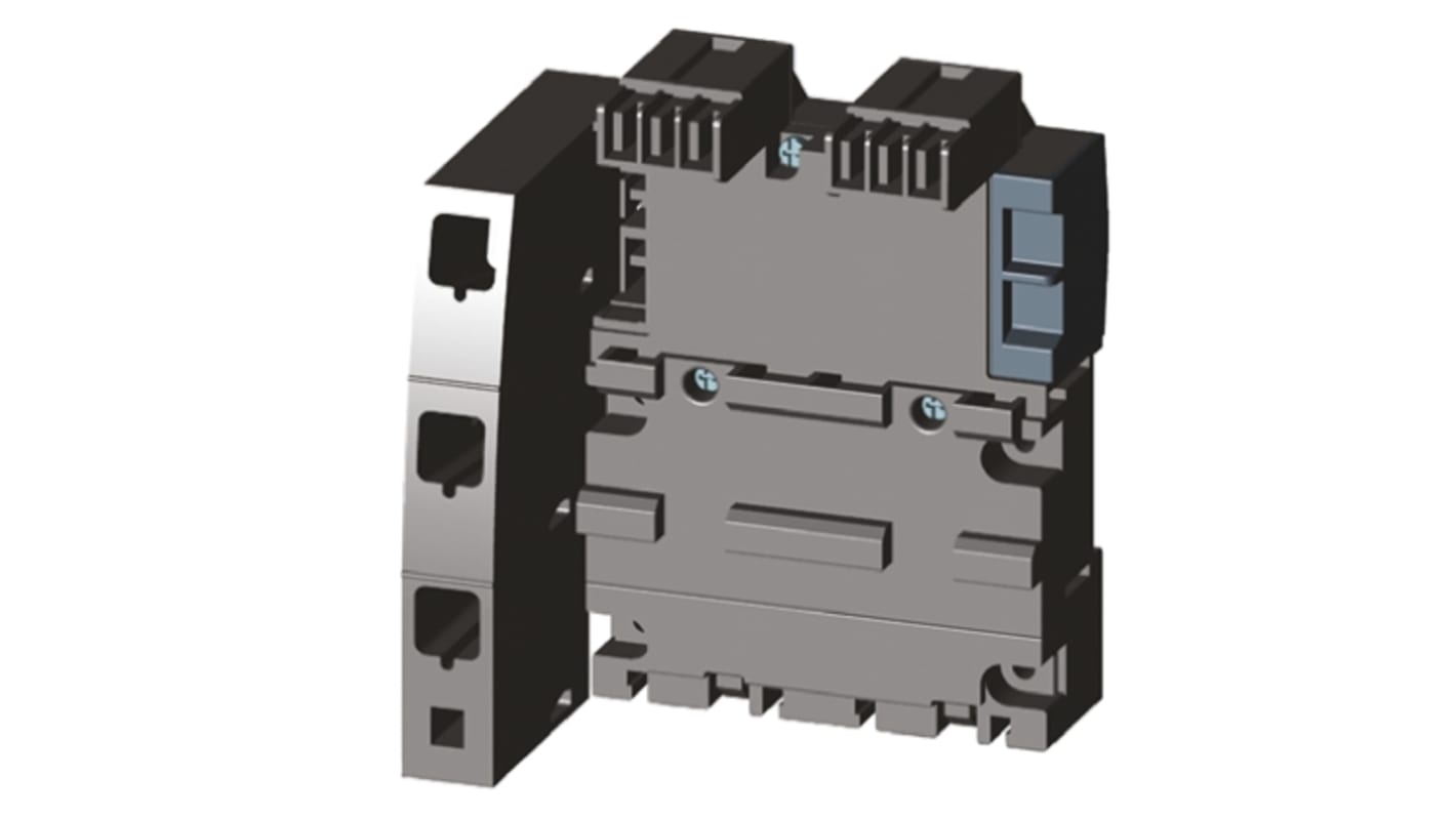 Barra di distribuzione trifase Siemens 3RV2917-1A per dimensioni S00, S0 e S2. Adatta a ogni esigenza industriale.
