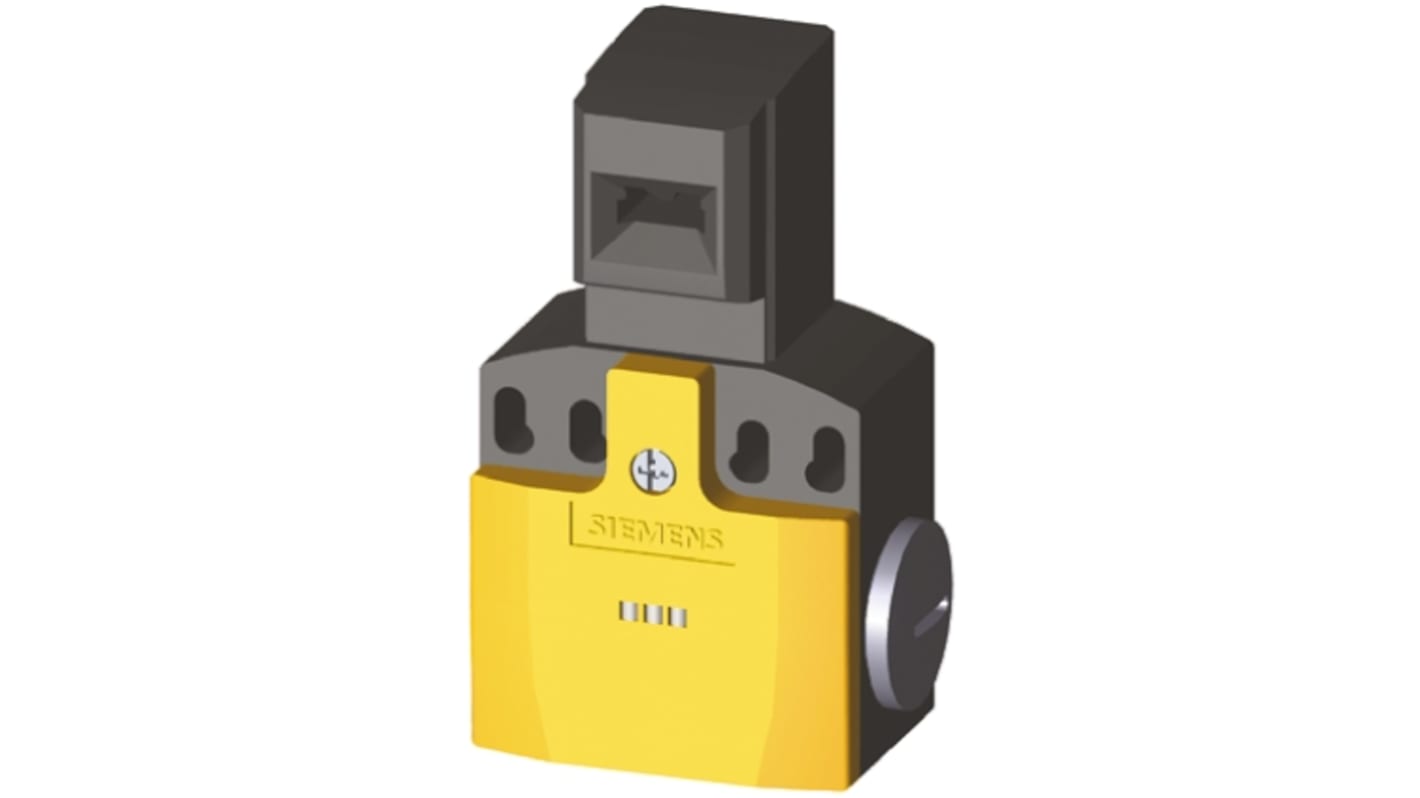 Interruttore di interblocco di sicurezza a chiave Siemens 3SE5242-0QV40, 2NC/1NA, grado di protezione IP66/IP67, dimensioni 50mm x 89mm x 33mm.