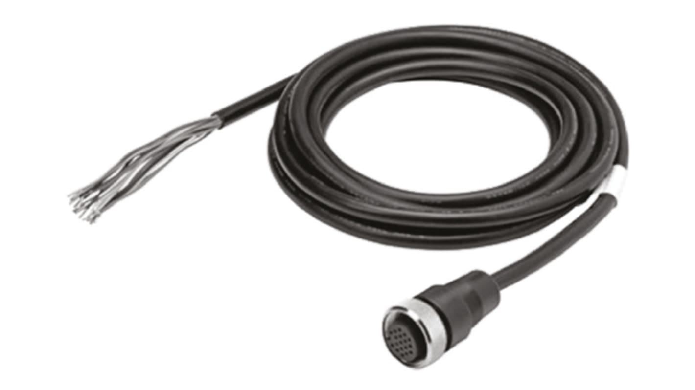 Cavo sensore/attuatore Omron OS32C-CBL-03M per scanner laser di sicurezza OS32C. Configurazione semplice, protezione IP65.