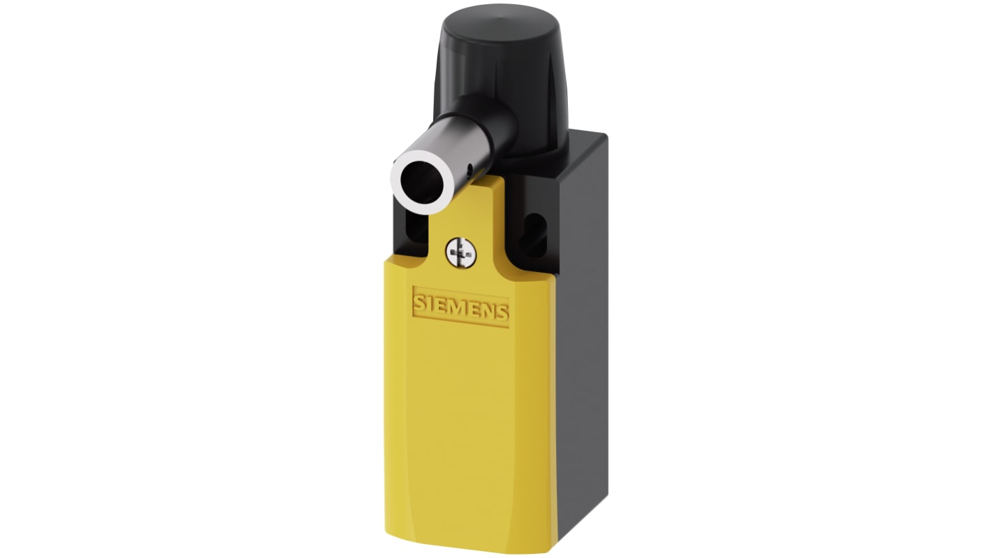 Interruttore a cerniera Siemens 3SE5232-0HU21 per porte e sportelli industriali. Protezione Cat 4, SIL 3, 6A.