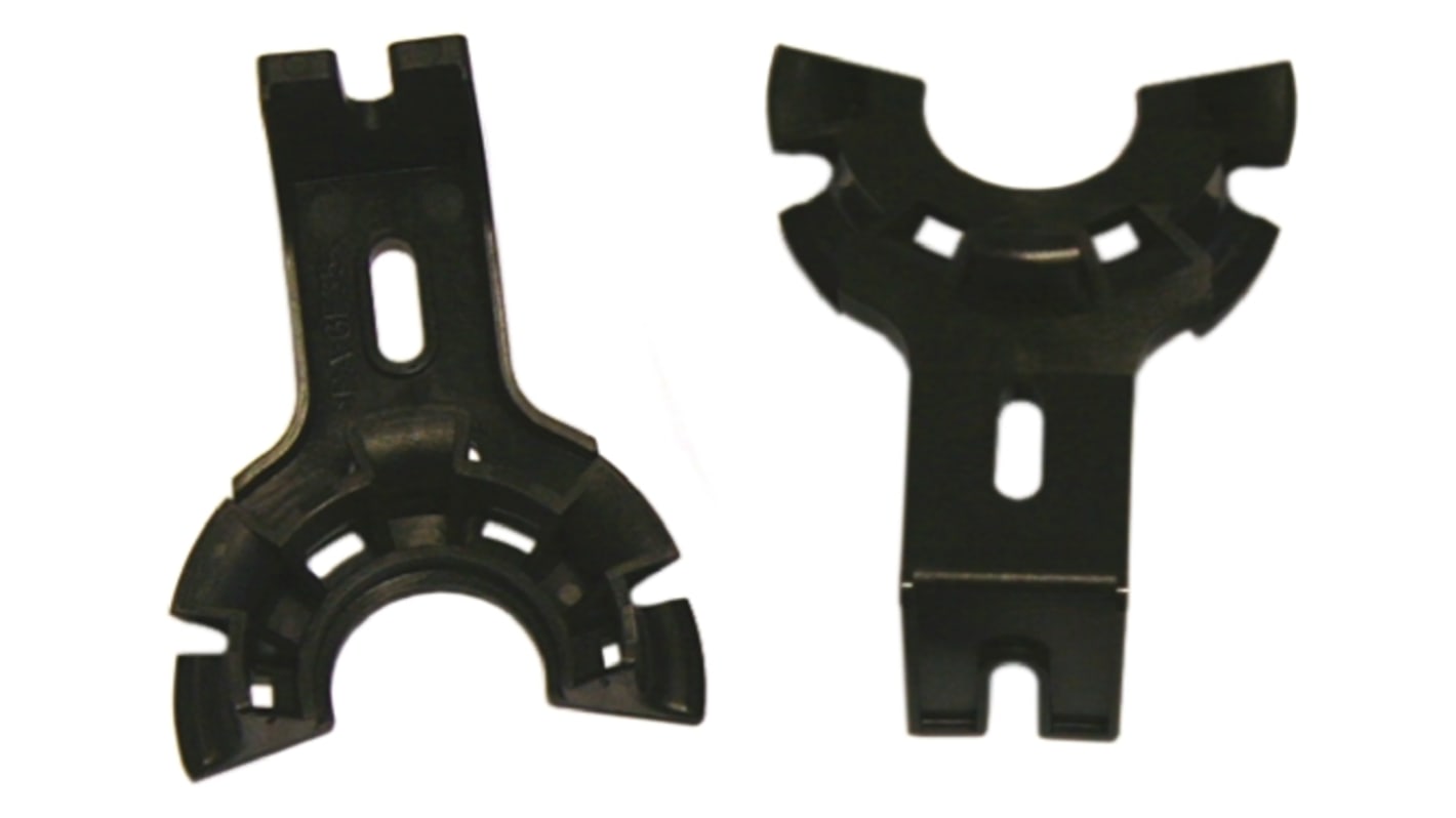 Jumo 606710/78-00-00-000-00/000, staffa di montaggio per termostati Serie 604100, installazione su parete, tubo o guida DIN, grado di protezione IP40/IP65.
