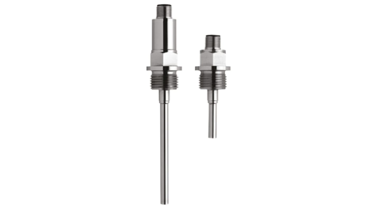 Sensore di temperatura PT1000 Jumo, sonda RTD a vite in acciaio INOX, lunghezza 150mm, diametro 6mm, cavo 2m, IP67. Codice 902815/20-370-1013-2-6-150-000-24/000.