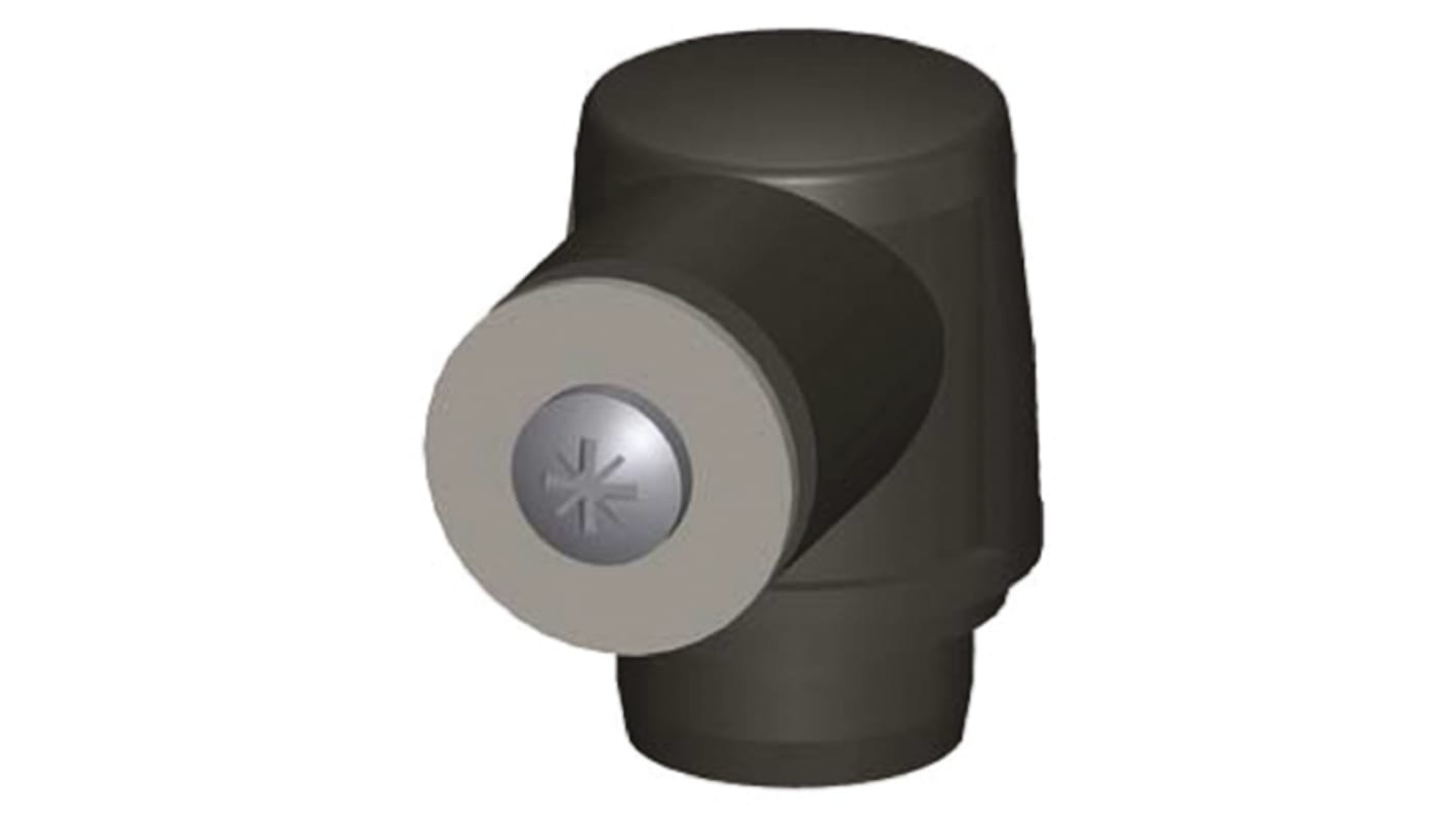 Testa attuatore Siemens 3SE5000-0AK00-1AJ0 per interruttore di fine corsa 3SE5, con connettore maschio e tasti arrotondati, resistente a oli e polvere. Assemblaggio rapido e regolazione semplice per movimenti alternativi.