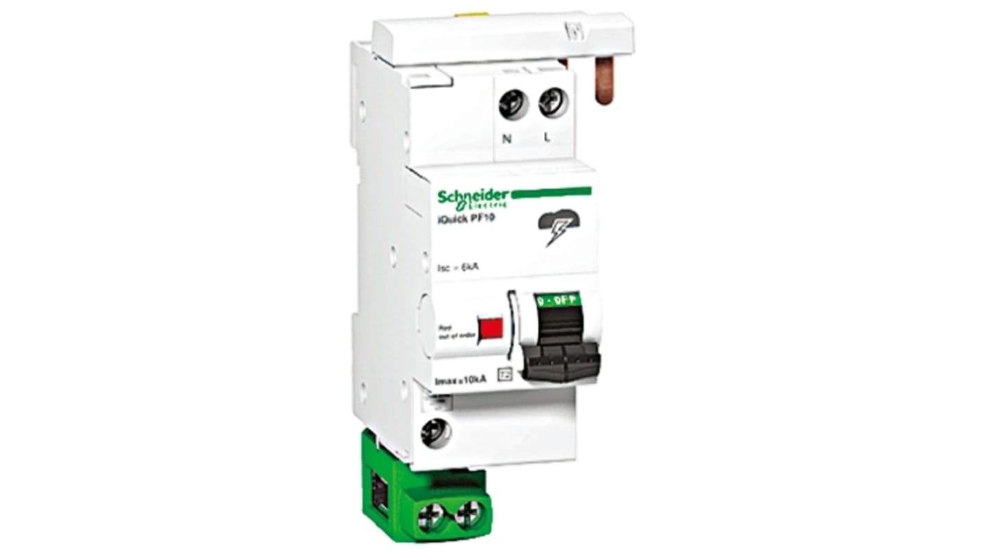 Limitatore di sovratensione Schneider Electric A9L16617 Acti9 iPRD, 10kA, guida DIN - Protezione affidabile fino a 65 kA.