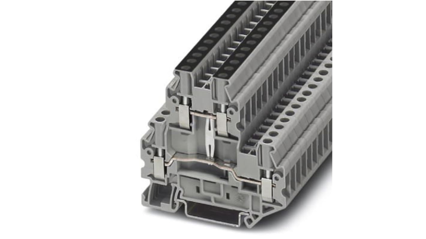 Morsettiera a due livelli Phoenix Contact 3044652: Grigio, Doppio 24A. Serie TB per affidabilità e prestazioni superiori.