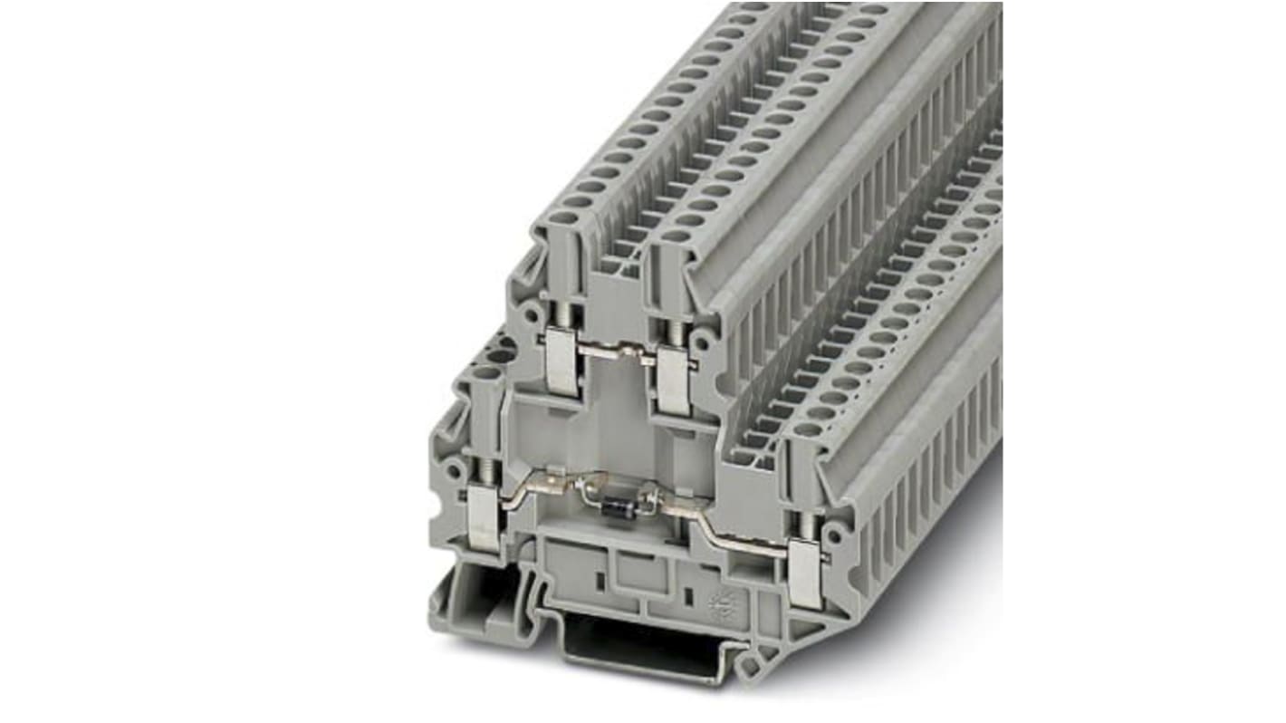 Morsettiera Serie TB Phoenix Contact 3046728 Grigio Doppio Livello 28A. Ideale per applicazioni Serie TB, prestazioni elevate.