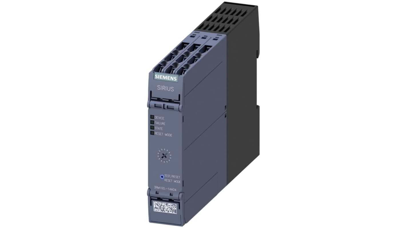 Starter motore Siemens 3RM1207-1AA14, potenza 3 kW, montaggio a pannello, tecnologia ibrida, diagnostica LED.