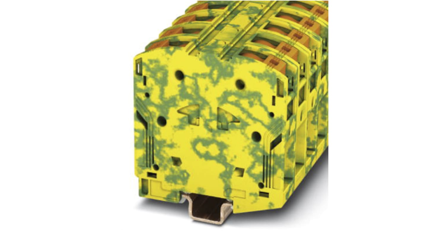 Morsettiere PTPOWER95 Phoenix Contact 3260106 per corrente elevata, collegamento rapido 95 mm², 232A. Ideale per applicazioni ad alta corrente.