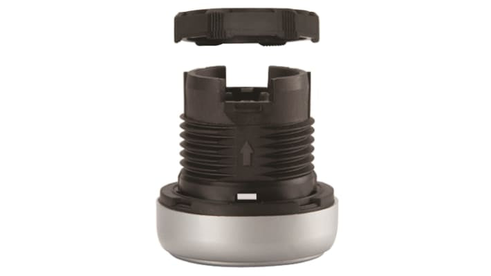 Attuatore pulsante Lovato LPCBL103, verde, diametro 22mm, ritorno a molla, IP66/IP67/IP69K, montaggio a scatto.