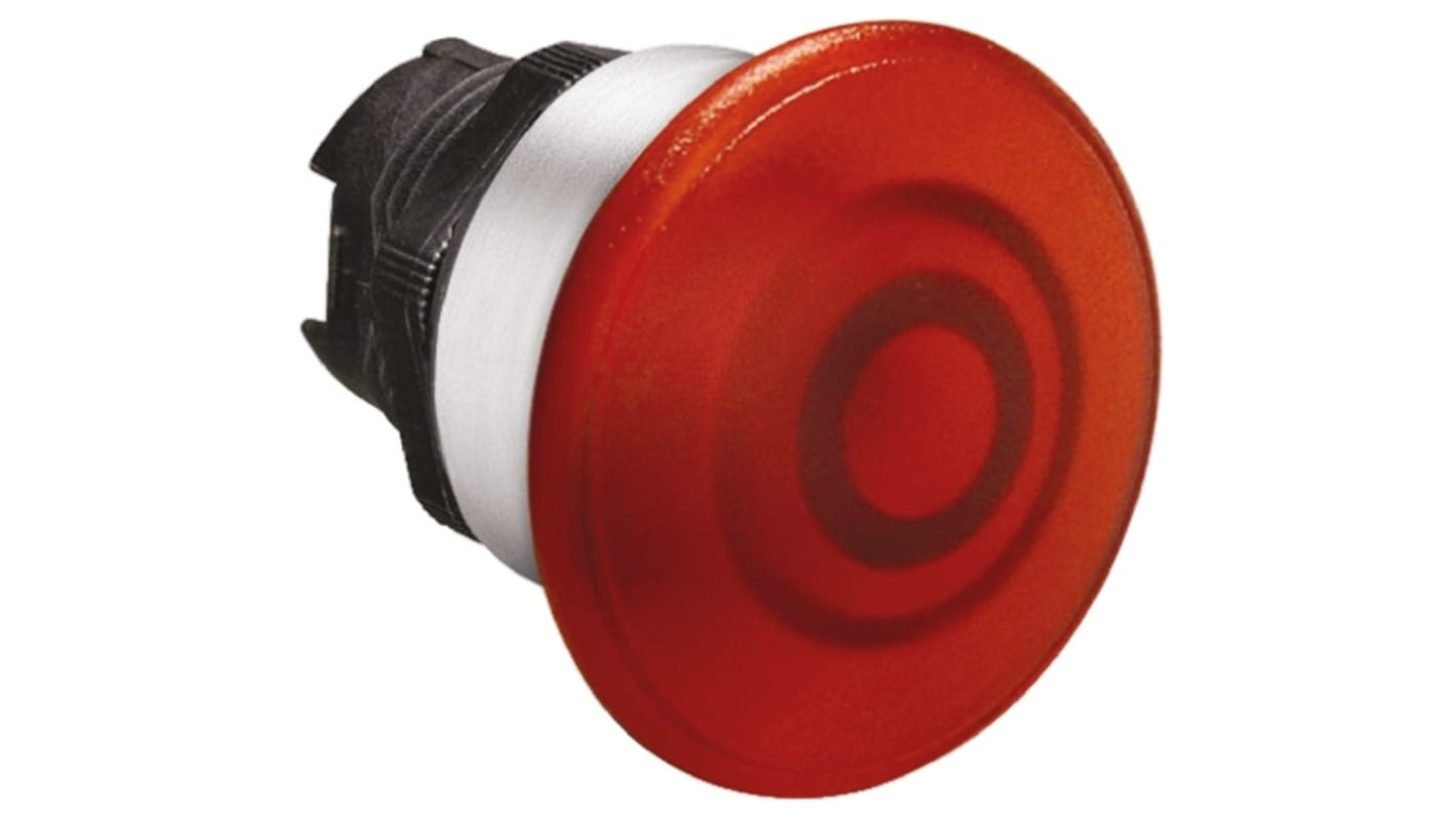 Attuatore pulsante Lovato LPCBL6144, rosso, diametro 22mm, ritorno a molla, grado di protezione IP66/IP67/IP69K.