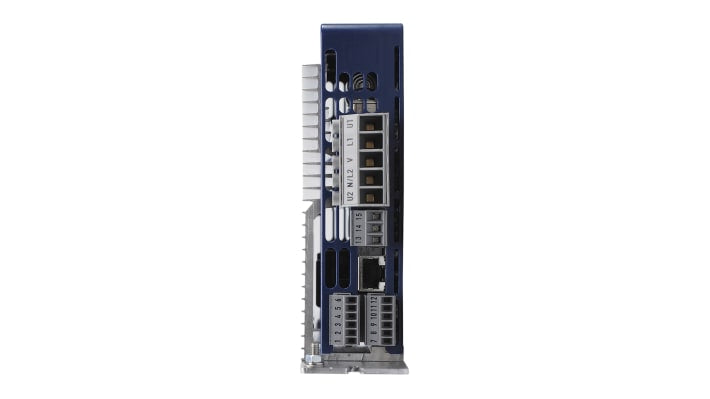 Regolatore di potenza Jumo 709061/8-01-020-001-230-00/252, monofase, 230 V, montaggio su guida DIN, display LCD.