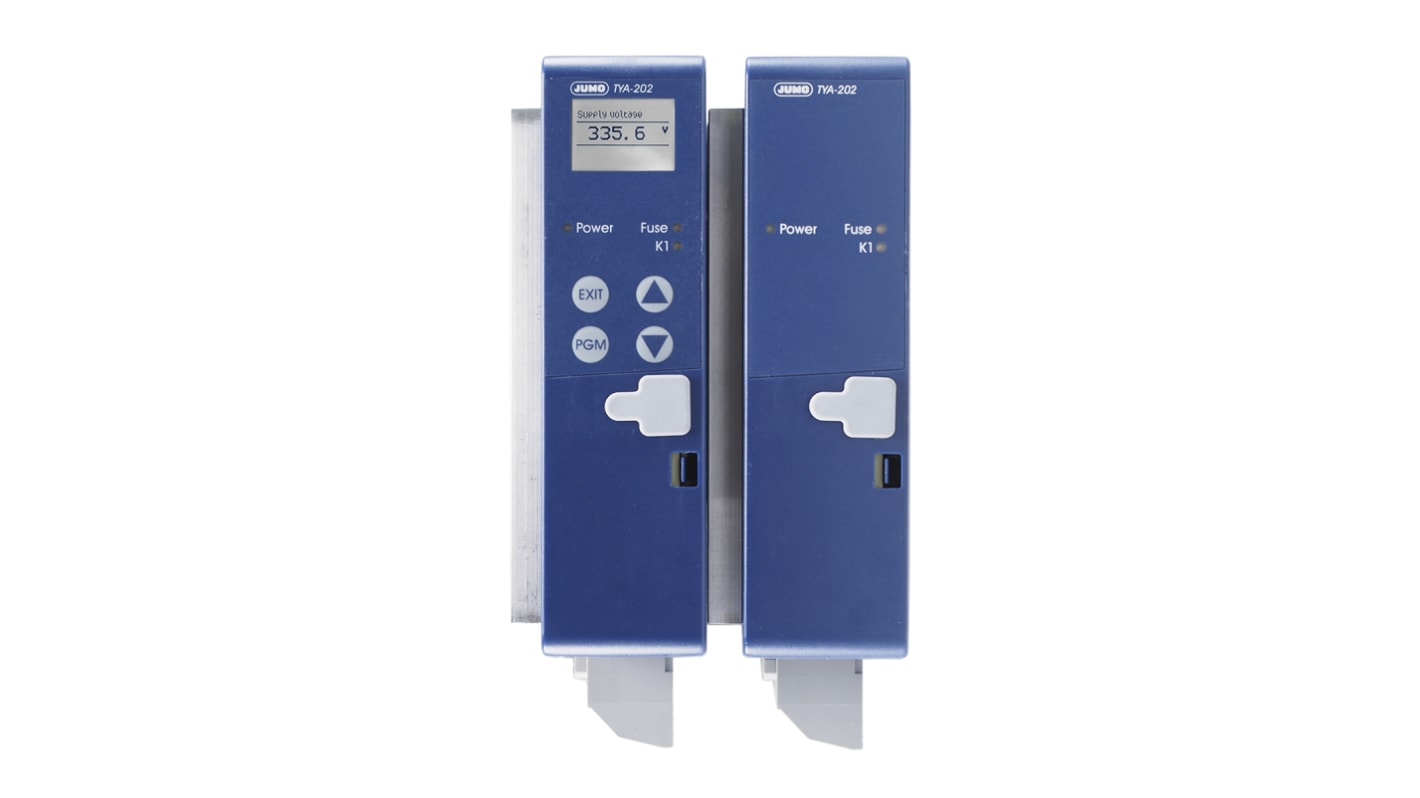 Jumo Montagesatz Hutschiene 709062 32A, sensore di temperatura per regolatori TYA, include set di montaggio DIN e cavo USB 3m.