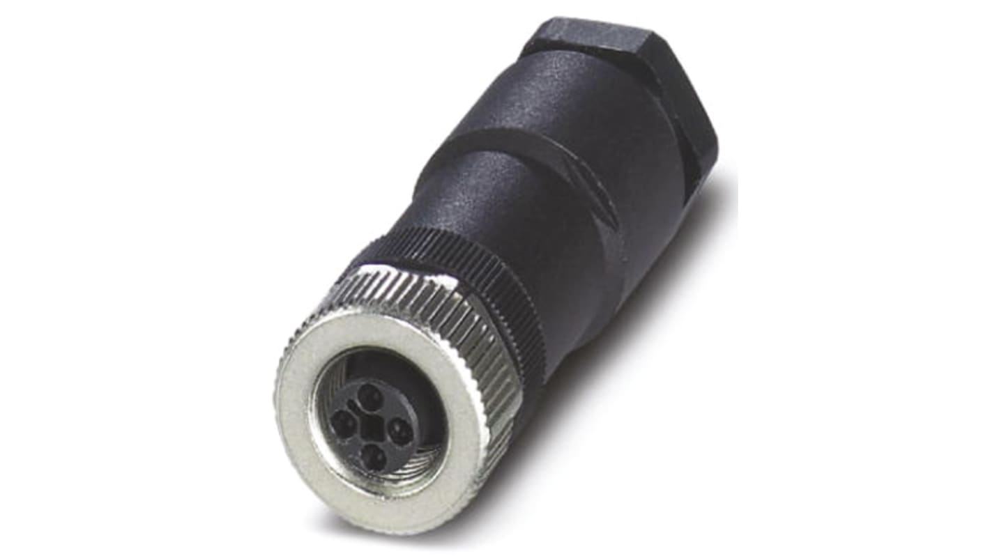 Connettore circolare femmina Phoenix Contact SACC-M12FST-3PECON-PG11-M (1404644) per alimentatori industriali, ignifugo, 4 poli, IP67.