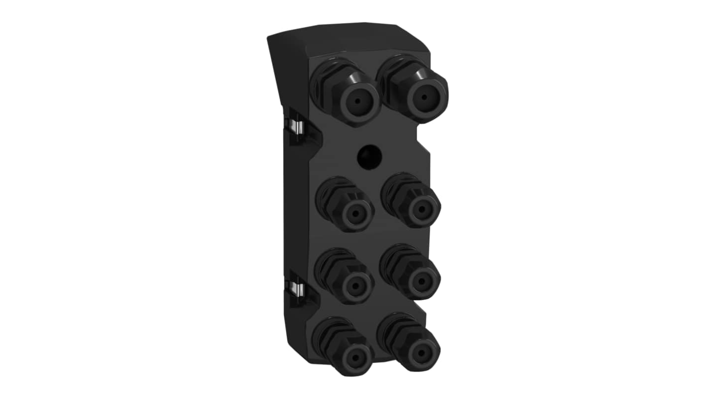 Modulo di collegamento Schneider Electric VW3M9110 per controllo servoassistito, con funzione di sicurezza STO e ingressi logici.