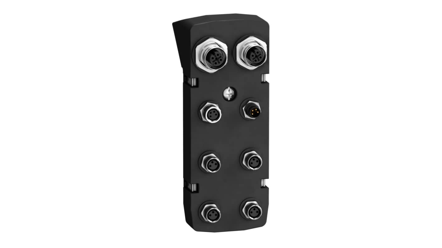 Modulo di collegamento Schneider Electric VW3M9206 per controllo servoassistito, con funzione di sicurezza STO e ingressi logici.