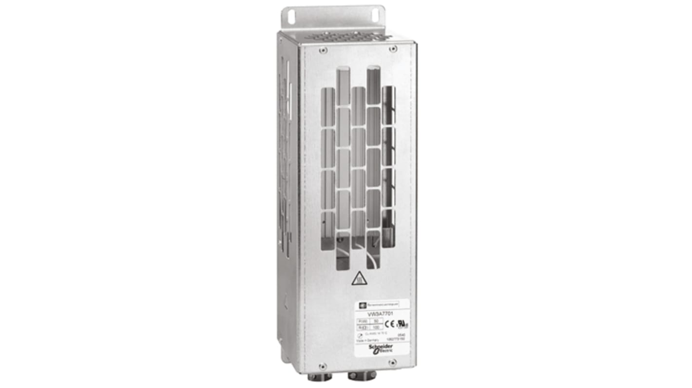 Resistenza di frenatura Schneider Electric VW3A7703, 28 Ohm 200 W, montaggio esterno, grado di protezione IP20.