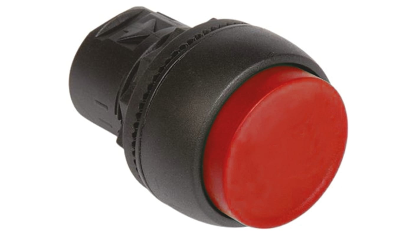 Attuatore pulsante instabile Allen Bradley 800FP-E4, rosso, diametro foro 22 mm, montaggio a pannello, protezione IP65.