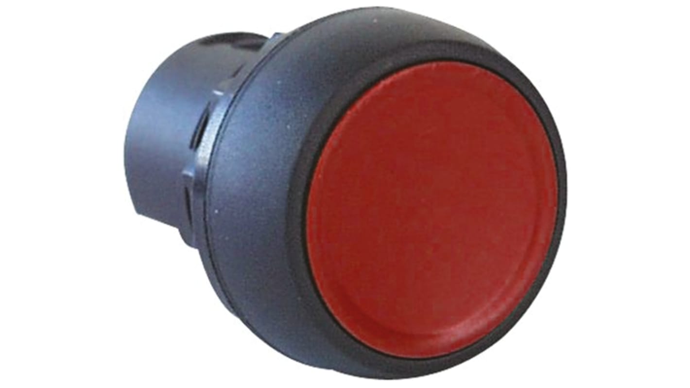 Pulsante Instabile Allen Bradley 800FP-F4 Serie 800F, Rosso - Montaggio a Pannello, Profilo Basso, IP65 - Attivazione Momentanea.