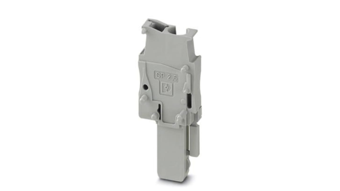 Connettore maschio COMBI Phoenix Contact 3043077, grigio, certificato 28-12 AWG, gabbia a molla. Ideale per collegamenti professionali.