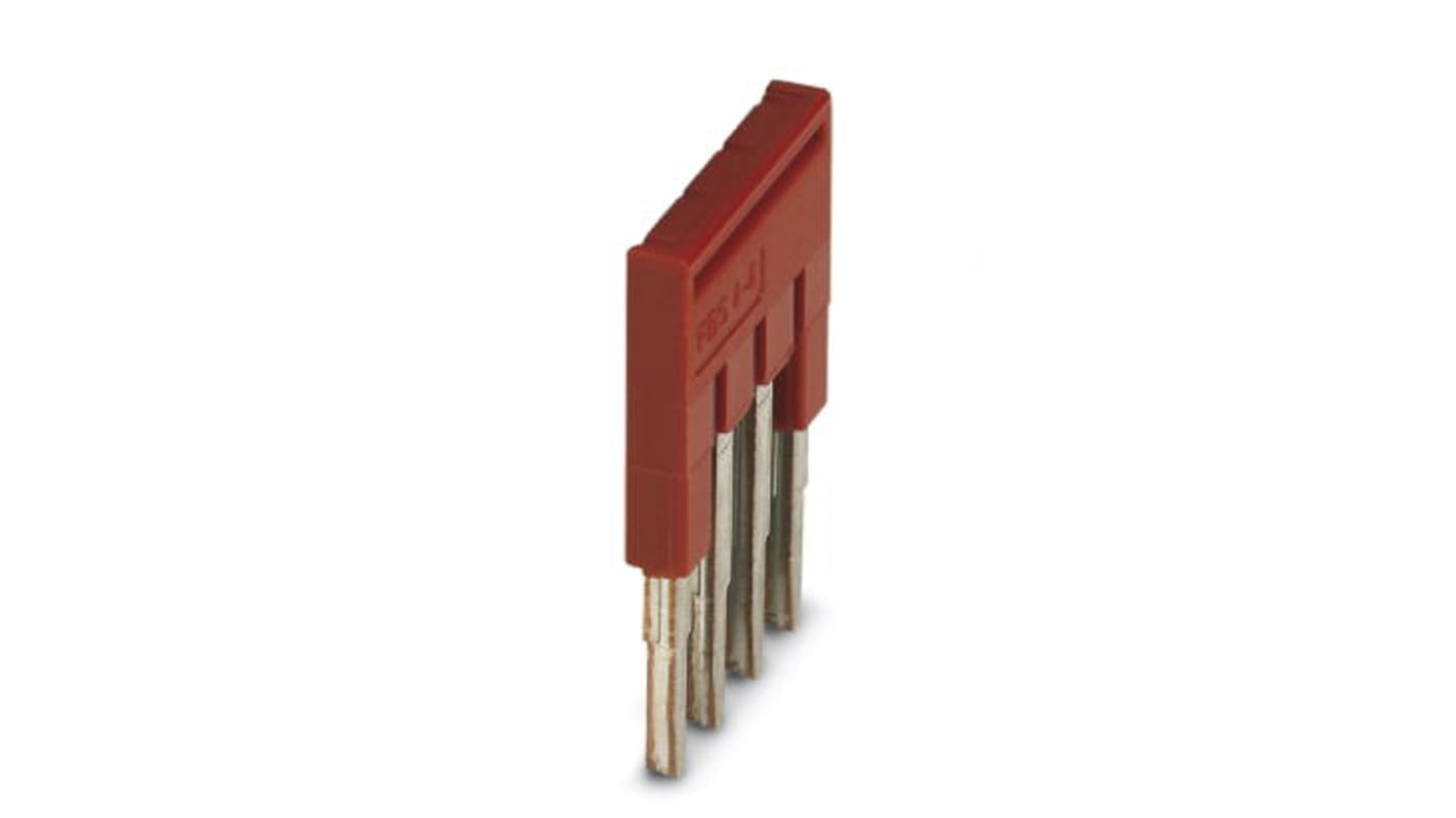 Ponticello a innesto Phoenix Contact FBS 4-4 (cod. 3030132) - 41A - Facile da usare per morsettiere CLIPLINE