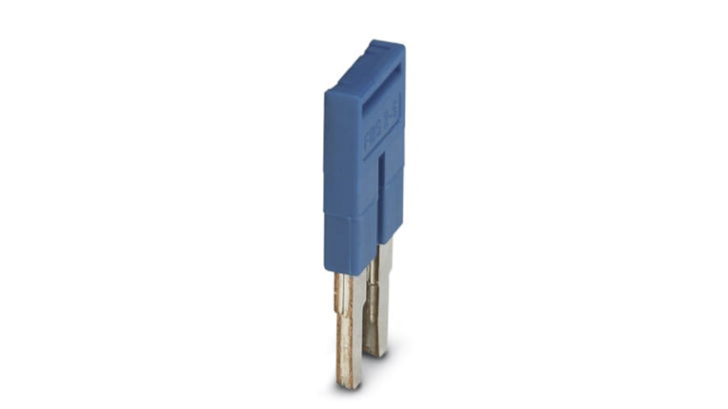 Barra a ponticello Phoenix Contact FBS2-5 BU - 3036877: Ponticello a innesto per morsettiere CLIPLINE, corrente massima 41A, facile e rapido collegamento.