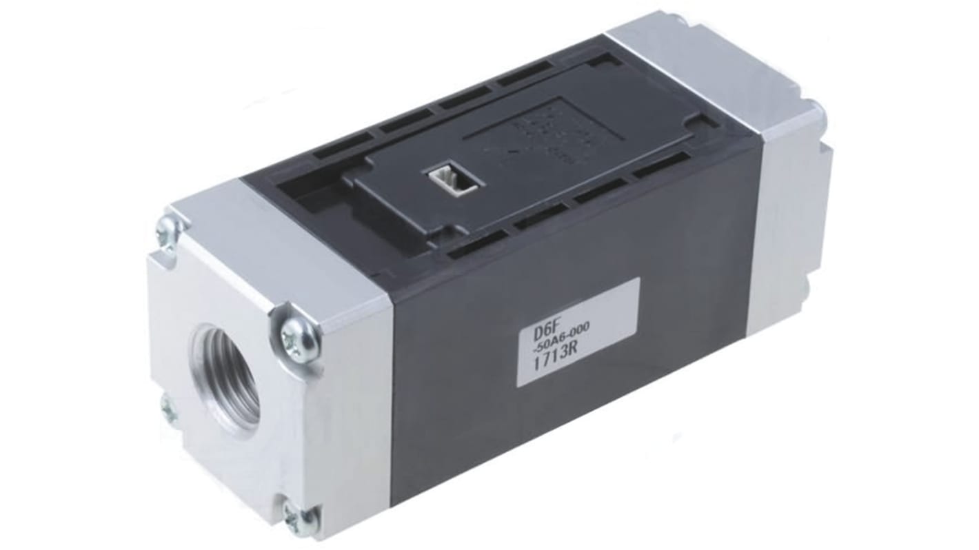 Omron D6F-50A6-000, sensore di flusso d'aria, uscita analogica, montaggio a pannello, dimensioni 78x30x30 mm.