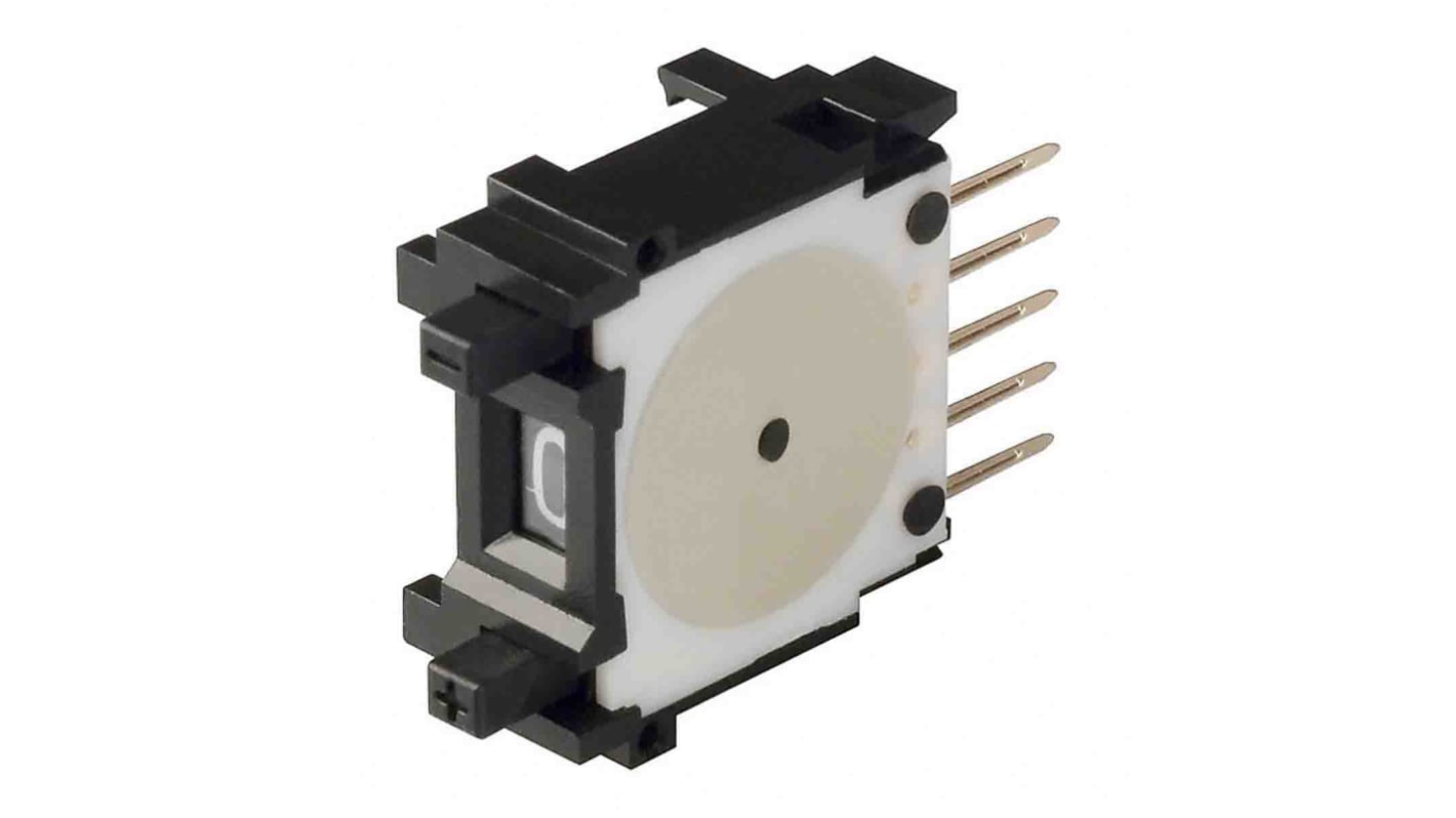 Interruttore a pressione a rotella Omron A7CN-206-1, 10 posizioni, attuatore a pulsante, montaggio a pannello disponibile.