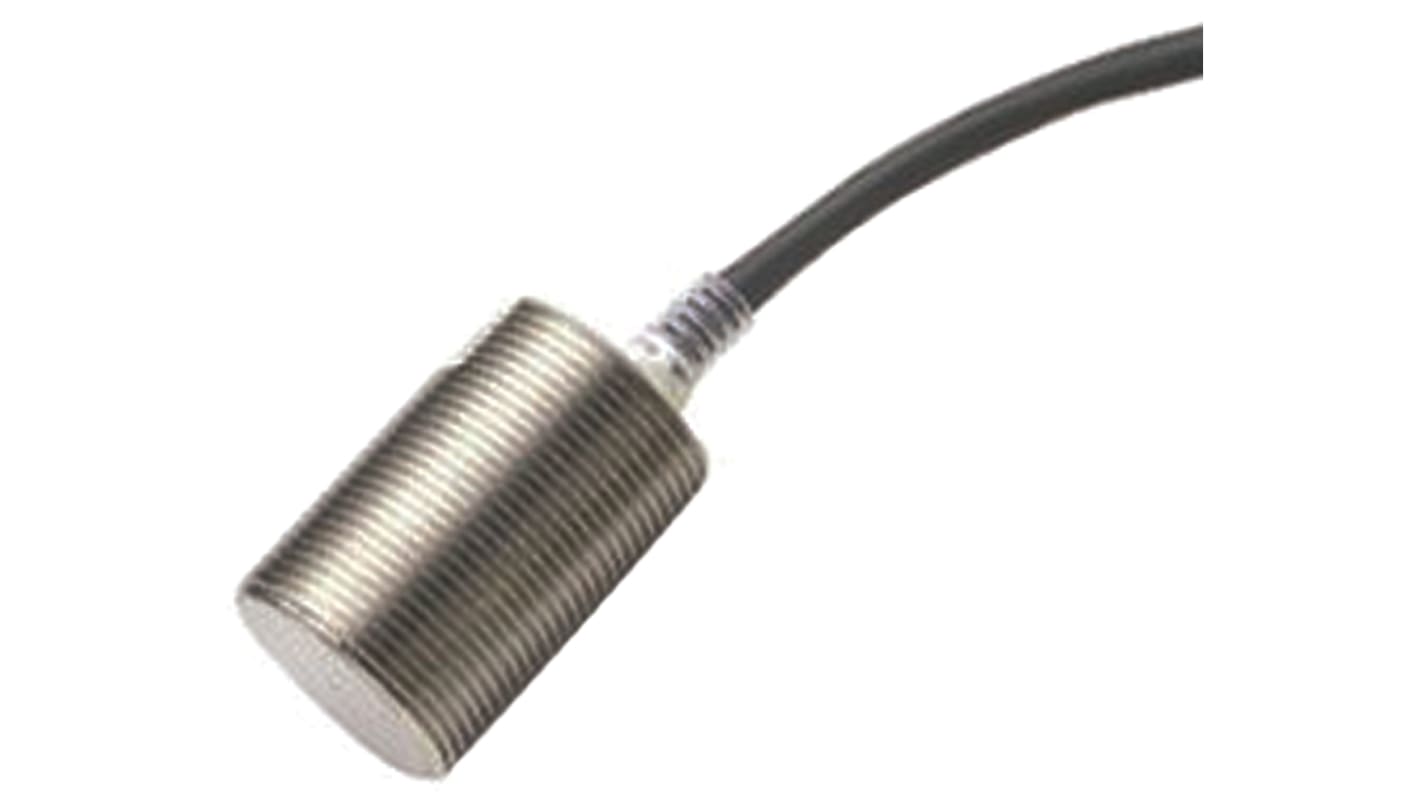 Omron E2E-X1R5E1-M3, sensore di prossimità cilindrico NPN M8, rilevamento 1,5 mm, IP67, alimentazione 12-24 V c.c.
