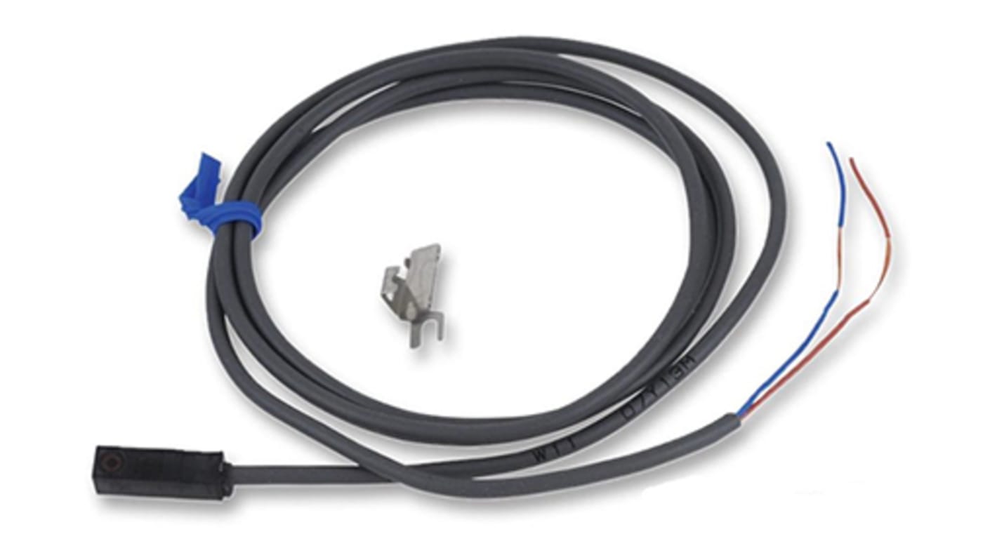 Omron E2S-W25 1M, sensore di prossimità induttivo PNP, distanza di rilevamento 2,5 mm, dimensioni 20x8x7,8 mm, IP67.
