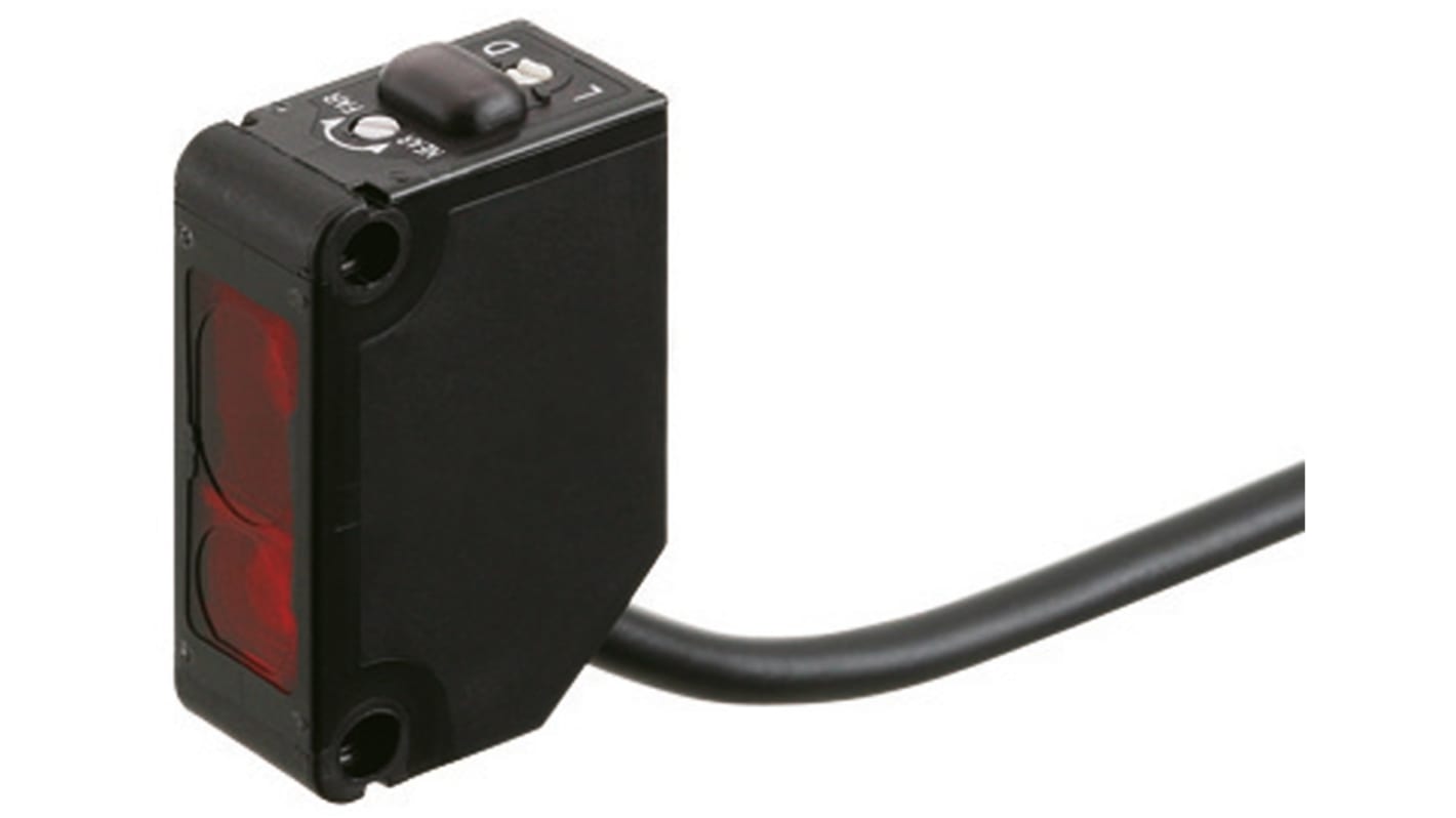 Sensore fotoelettrico Panasonic CX-442, rilevamento da 20 mm a 300 mm, uscita NPN, IP67, temperatura -25°C/+55°C.
