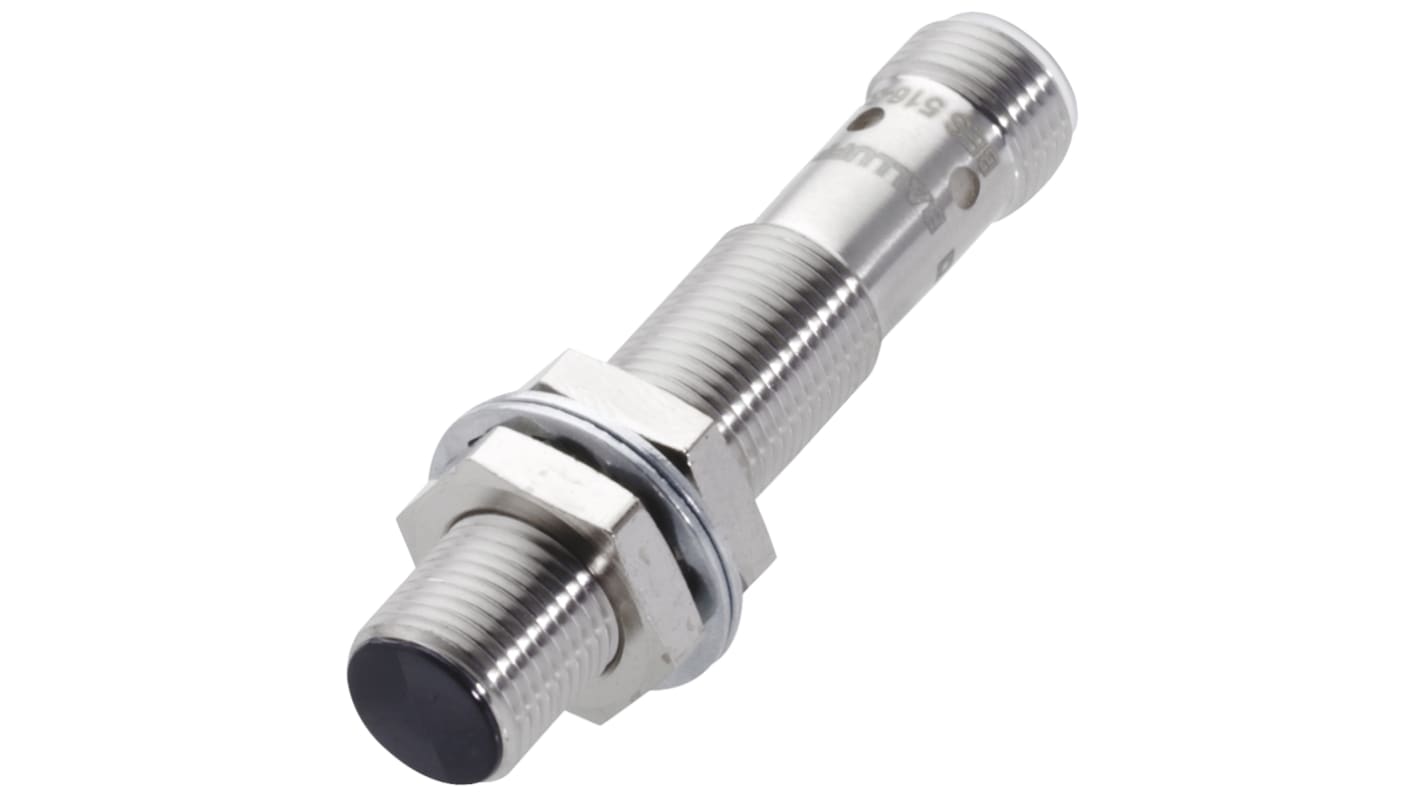 Sensore di prossimità induttivo cilindrico PNP BALLUFF BES M12MG1-PSC60B-S04G, 6 mm, IP67, montaggio a filo, 10-30 V c.c.