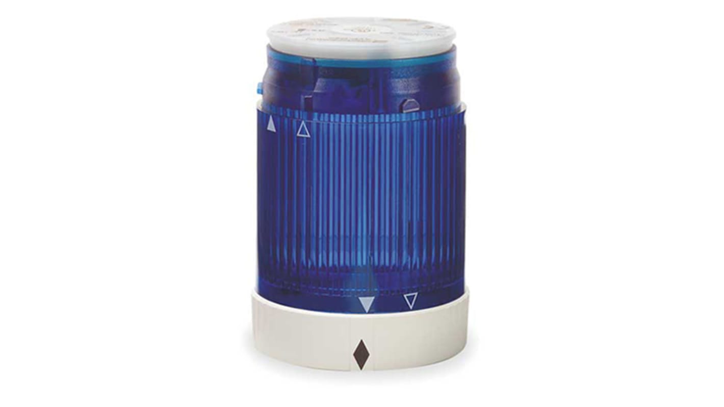 Schneider Electric XVPC6G6W, segnalatore blu modulare con tensione 120 V, grado di protezione IP65, montaggio semplice.