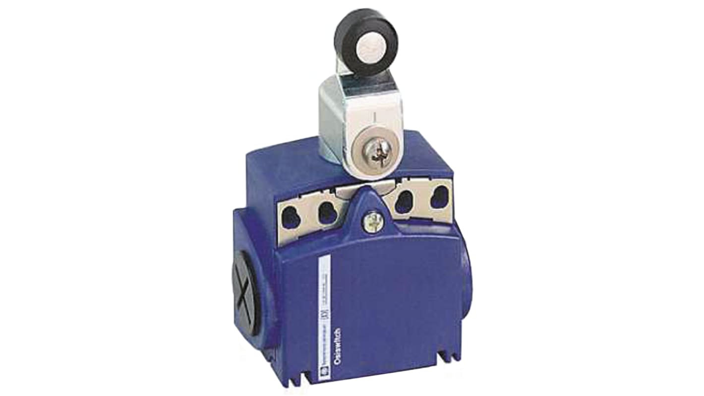 Interruttore di fine corsa Telemecanique XCKT2118N12, leva a rullo NO/NC, protezione IP66/IP67, dimensioni 51x58x30mm.
