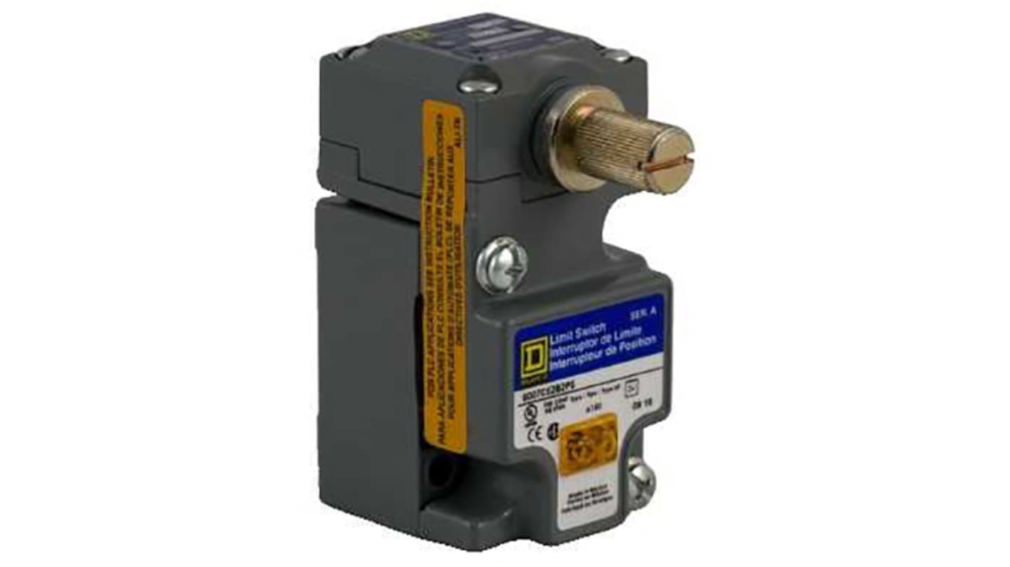 Interruttore di fine corsa Telemecanique Sensors 9007C52B2, SPDT, NO/NC, 600V, 10A, IP67. Ideale per impieghi gravosi in ambienti pericolosi.
