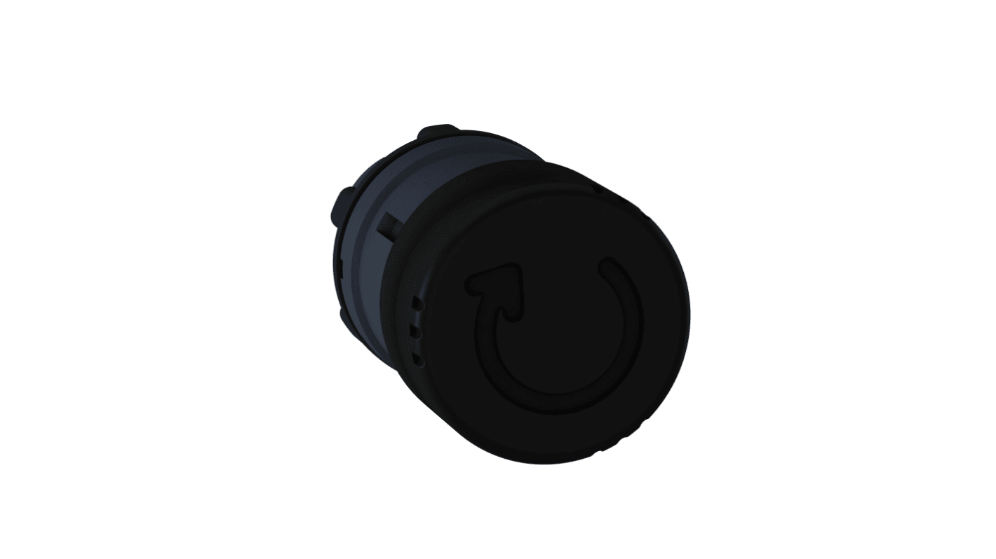 Attuatore pulsante rotondo ZB5AS42 di Schneider Electric, serie Harmony XB5, montaggio a pannello, grado di protezione IP66/IP67/IP69K.