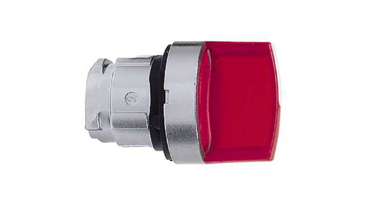 Selettore a chiave Schneider Electric Harmony XB4, 2 posizioni, metallo cromato, diametro 22 mm, protezione IP67.
