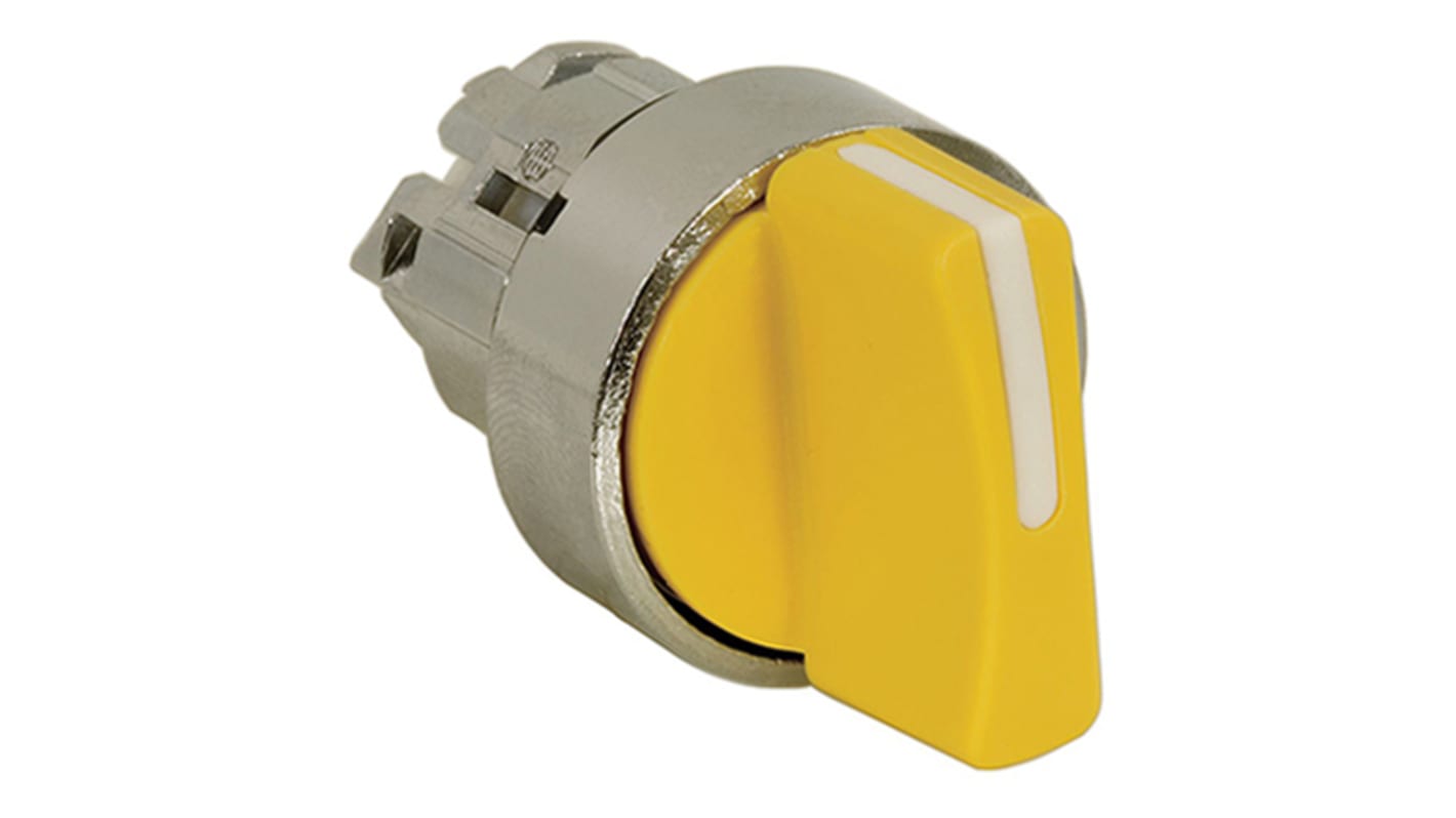 Interruttore a chiave Schneider Electric Harmony XB4, 2 posizioni, metallo cromato, diametro 22 mm, protezione IP67.