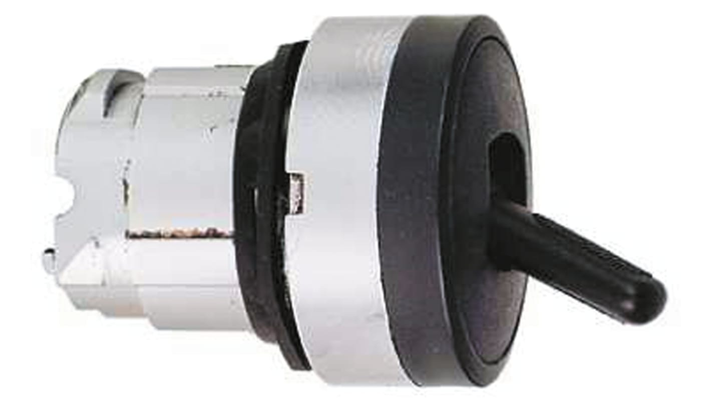 Teste selettori Schneider Electric ZB4BD48, interruttore a chiave in metallo, diametro 22 mm, protezione IP67, durata 1.000.000 cicli.
