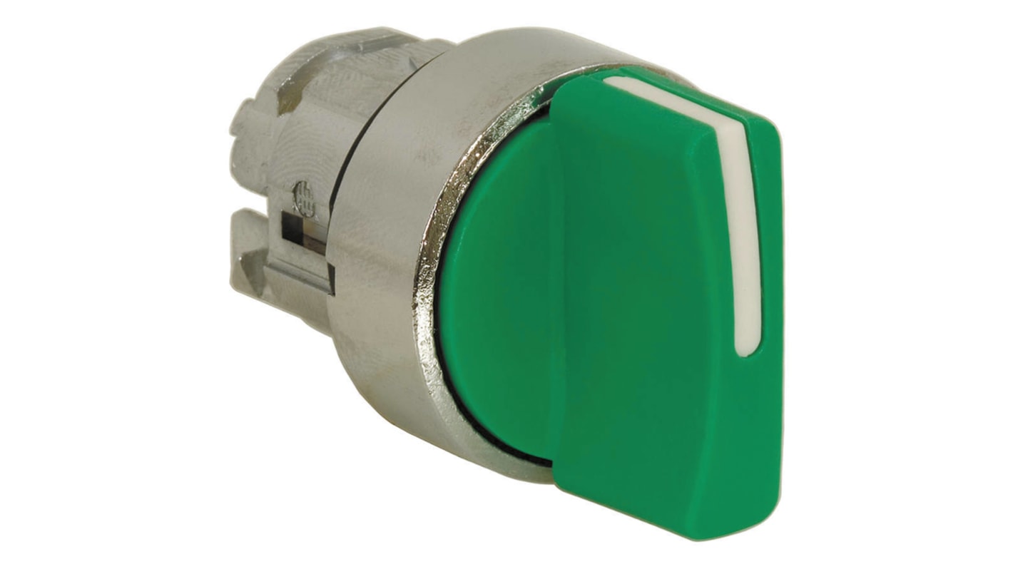 Selettore a chiave Schneider Electric Harmony XB4, 3 posizioni, metallo cromato, diametro 22 mm, protezione IP66/IP67/IP69.