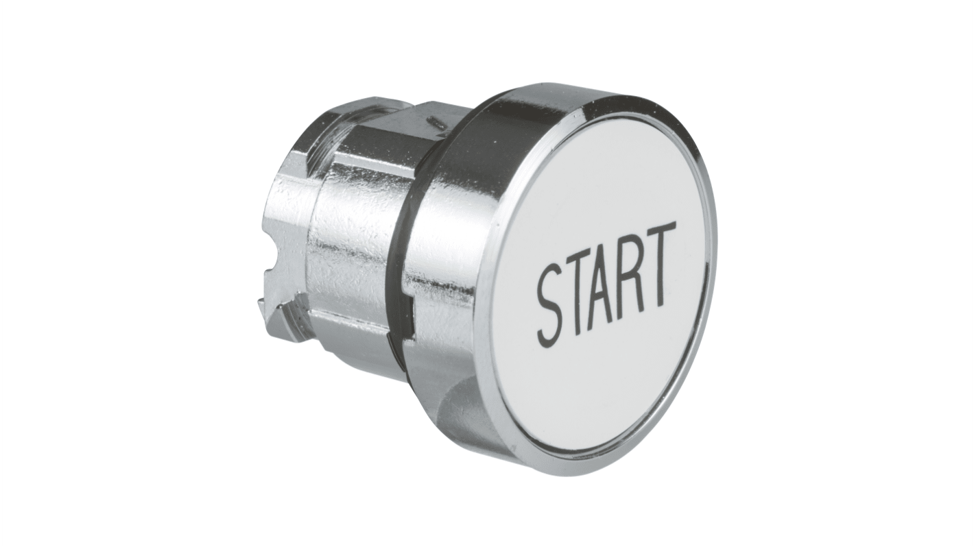 Attuatore pulsante instabile Schneider Electric Harmony XB4, rotondo bianco, diametro foro 22mm, protezione IP66/IP67/IP69K.