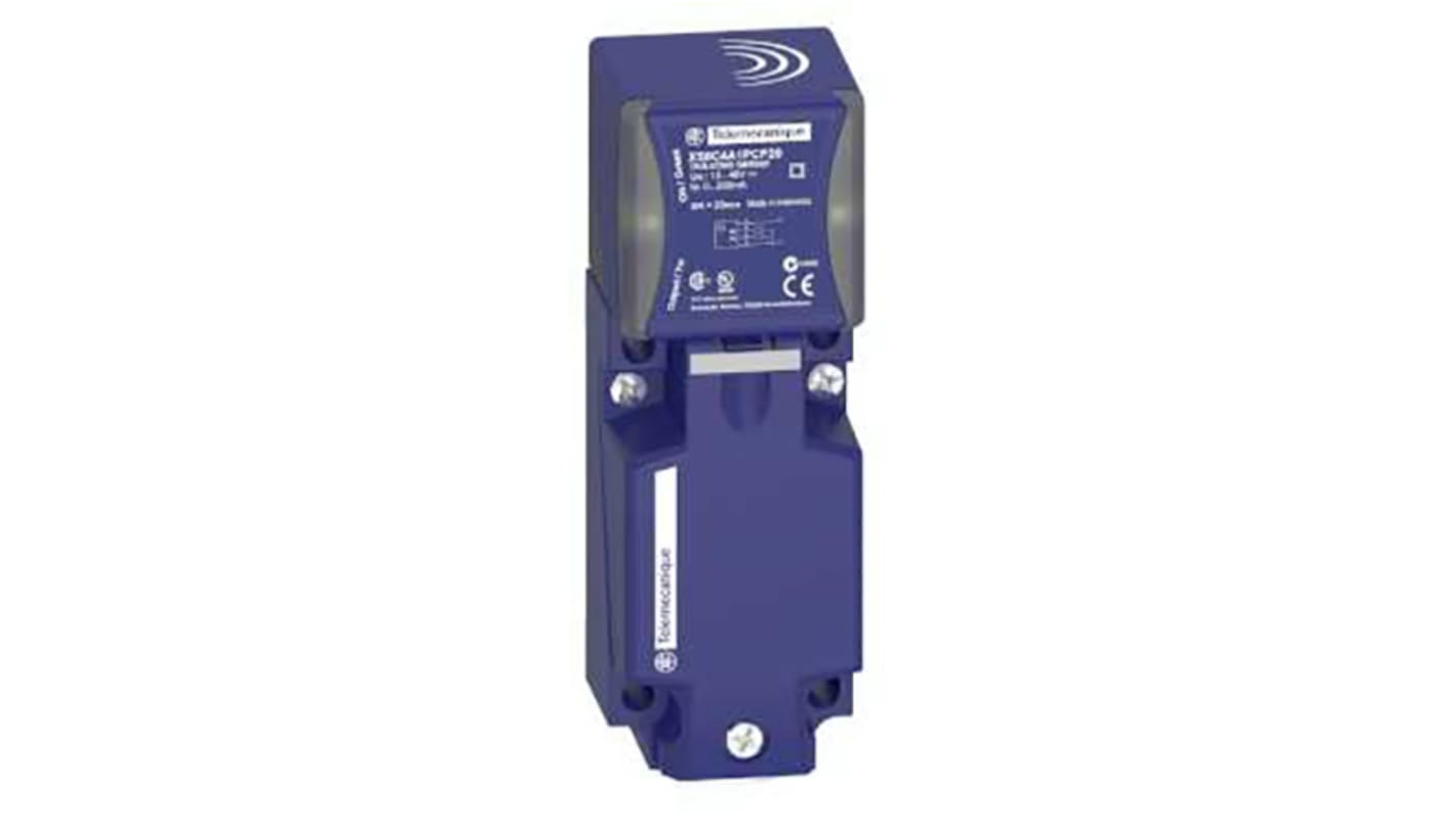 Sensore di prossimità induttivo Telemecanique XS9C4A2A2N12, rilevamento 25 mm, 12-24 V c.c. per applicazioni industriali.