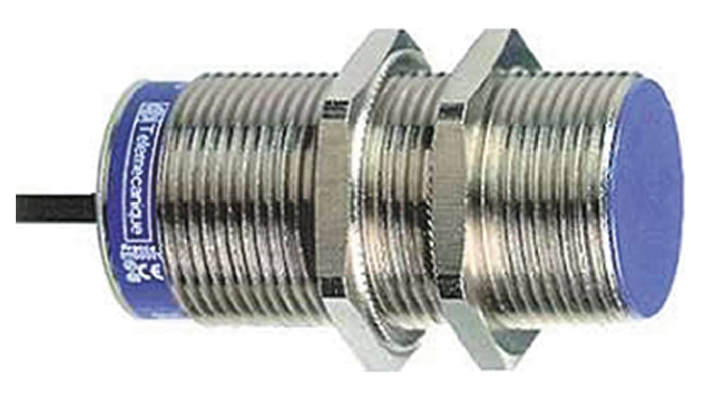 Sensore di prossimità cilindrico NPN Telemecanique Sensors XS630B1NBL2, M30, rilevamento 15 mm, IP67, alimentazione 12-48 V c.c.