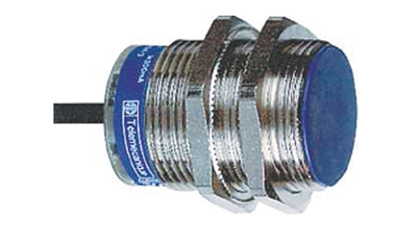 Sensore di prossimità cilindrico PNP Telemecanique Sensors XS530B1PBL2, M30, rilevamento 10 mm, IP67, alimentazione 12-48 V c.c.