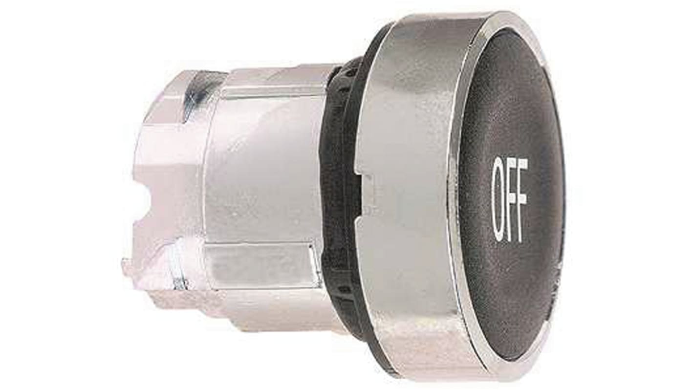 Pulsante rotondo nero Schneider Electric ZB4BA235, serie Harmony XB4, diametro foro 22mm, attuazione a pulsante, IP66/IP67/IP69K.