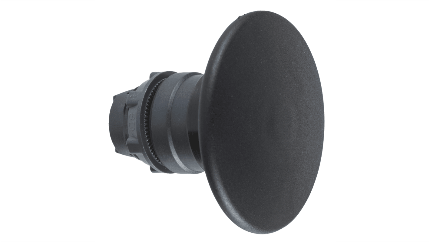 Attuatore pulsante instabile Schneider Electric ZB5AR2, testa a fungo nera, diametro foro 22 mm, protezione IP66/IP67/IP69K.