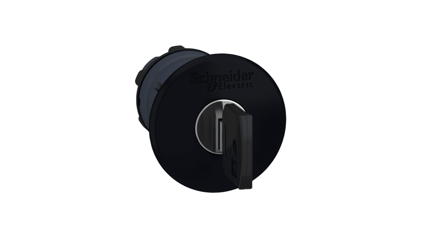 Attuatore pulsante Rilascio a chiave Schneider Electric, serie Harmony XB5, diametro 22 mm, colore nero, design rotondo, protezione IP66/IP67/IP69K.