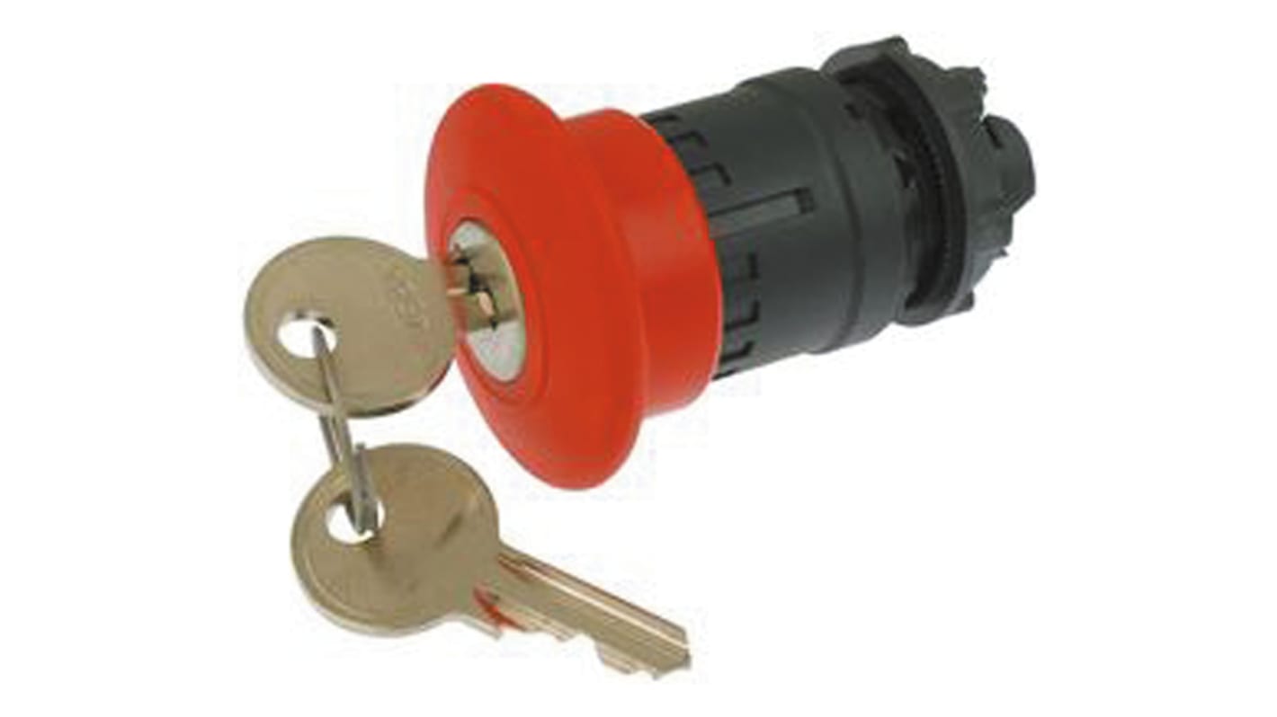 Pulsante di arresto di emergenza Schneider Electric Harmony XB5, montaggio a pannello, diametro foro 22mm, grado di protezione IP65/66/67/69K.