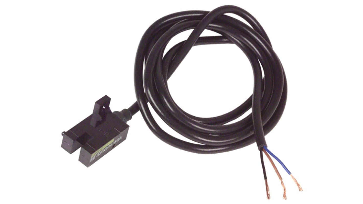 Sensore fotoelettrico NPN Omron EE-SPX304-W2A, con LED a infrarossi, grado di protezione IP50, temperatura -10 a 55 °C.