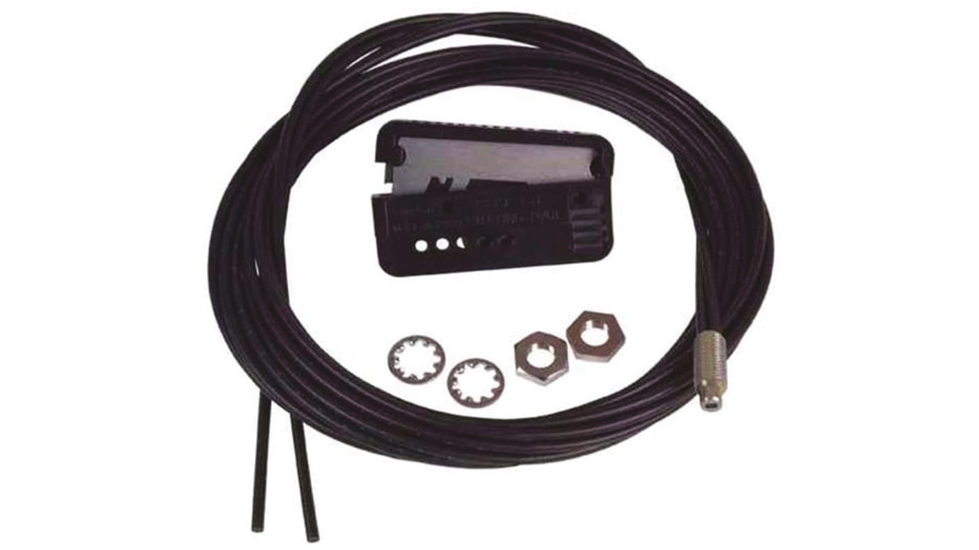 Omron E32-DC500, sensore fotoelettrico IP67 per applicazioni industriali, configurazione riflettiva o a fascio passante.